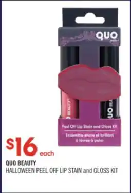 Shoppers Drug Mart QUO BEAUTY HALLOWEEN PEEL OFF LIP STAIN and GLOSS KIT offer