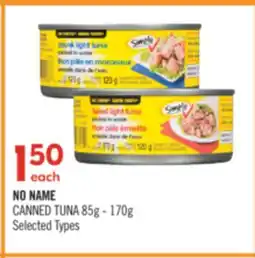 Shoppers Drug Mart NO NAME CANNED TUNA offer