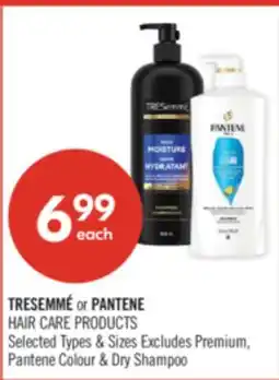 Shoppers Drug Mart TRESEMMÉ or PANTENE HAIR CARE PRODUCTS offer