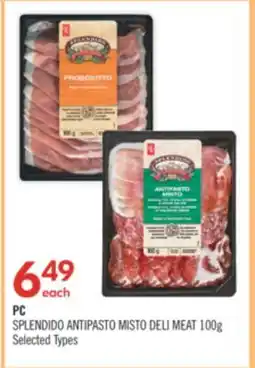 Shoppers Drug Mart PC SPLENDIDO ANTIPASTO MISTO DELI MEAT offer