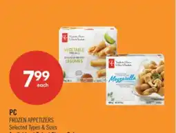 Shoppers Drug Mart PC FROZEN APPETIZERS offer