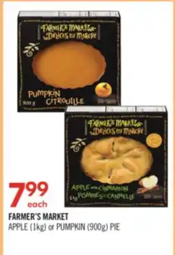 Shoppers Drug Mart FARMER'S MARKET APPLE (1kg) or PUMPKIN (900g) PIE offer