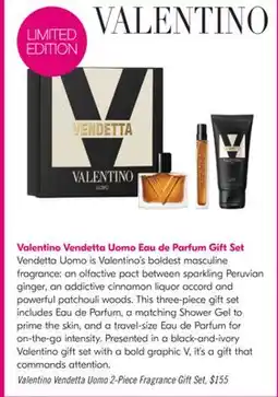 Shoppers Drug Mart Valentino Vendetta Uomo 2-Piece Fragrance Gift Set offer