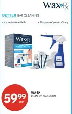 Shoppers Drug Mart WAX-RX DELUXE EAR WASH SYSTEM offer