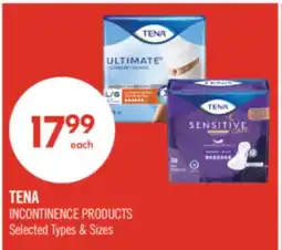 Shoppers Drug Mart TENA INCONTINENCE PRODUCTS offer