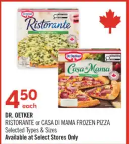 Shoppers Drug Mart DR. OETKER RISTORANTE or CASA DI MAMA FROZEN PIZZA offer
