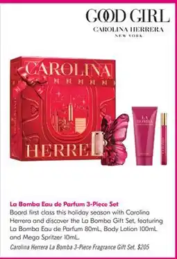 Shoppers Drug Mart Carolina Herrera La Bomba 3-Piece Fragrance Gift Set offer