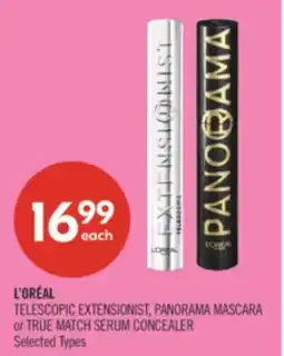 Shoppers Drug Mart L'ORÉAL TELESCOPIC EXTENSIONIST, PANORAMA MASCARA or TRUE MATCH SERUM CONCEALER offer