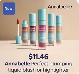 Walmart Annabelle Perfect Plumping liquid blush offer