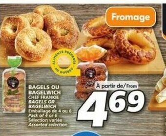 IGA Bagels ou Bagelwich offer
