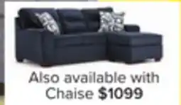 Leon's Mackay Reversible Chaise Sofa - Blue offer