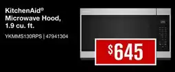 Leon's KitchenAid PrintShield Stainless Over-the-Range Microwave (1.9 Cu.ft.) - YKMMS130RPS offer