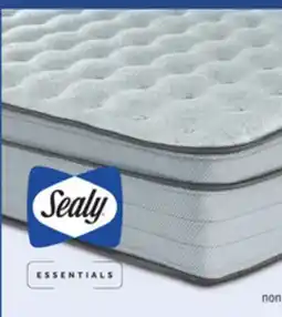 Leon's Sealy Essentials Remy II Firm Eurotop Queen Mattress offer