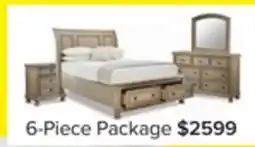 Leon's Windchester 6-Piece Queen Storage Bedroom Package - Grey offer