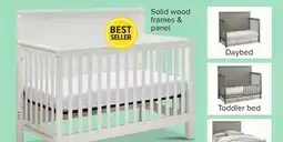 Leon's Emery Convertible Panel Crib - White offer