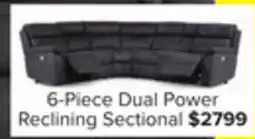 Leon's Haven 6-Piece Dual Power Reclining Sectional - Grey offer