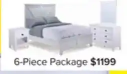 Leon's Tahoe 6-Piece Twin Bedroom Package - River Rock offer