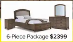Leon's Camelot 6 - Piece Queen Storage Bedroom Package - Burnished Beige offer