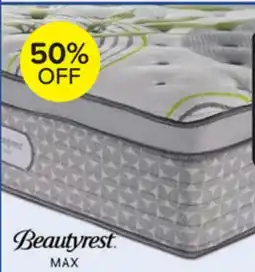 Leon's Beautyrest Max Mellow Euro Top Firm Queen Mattress offer