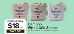 Leon's Little Leon's Bamboo Crib Sheet - Basil offer