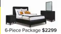Leon's In Harmony - Elure 6 - Piece Queen Waterfall Panel Bedroom Set - Peppercorn offer