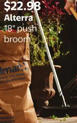 Walmart Alterra 18 push broom offer