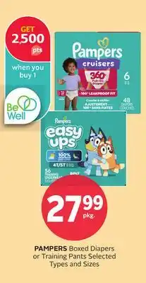 Rexall PAMPERS Boxed Diapers or Training Pants offer