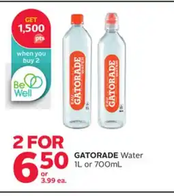 Rexall GATORADE Water offer