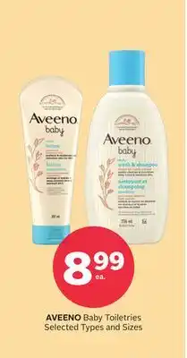 Rexall AVEENO Baby Toiletries offer