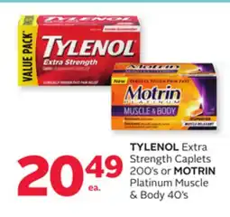 Rexall TYLENOL or MOTRIN offer