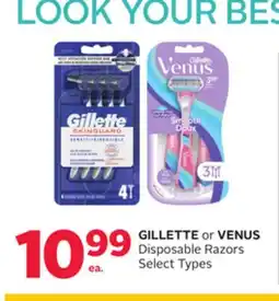 Rexall GILLETTE or VENUS Disposable Razors offer