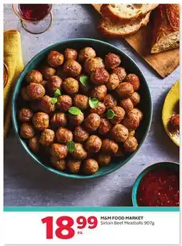 Rexall M&M FOOD MARKET Sirloin Beef Meatballs offer