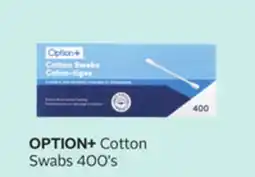 Rexall OPTION+ Cotton Swabs 400's offer