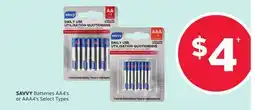 Rexall SAVVY Batteries offer