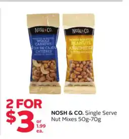 Rexall NOSH & CO. Single Serve Nut Mixes offer
