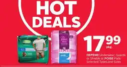 Rexall DEPEND Underwear, Guards or Shields or POISE Pads offer