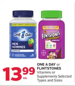 Rexall ONE A DAY or FLINTSTONES offer