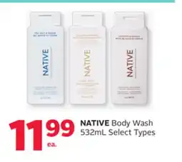 Rexall NATIVE Body Wash offer