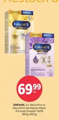 Rexall ENFAMIL A + NeuroPro or NeuroPro Gentlease Infant Formula Powder Refill offer