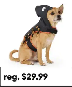 Petsmart Thrills & Chills Halloween Spider Dog Costume Harness offer