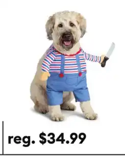 Petsmart Thrills & Chills Doll with Knife Dog & Cat Costume offer