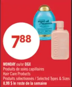 Pharmaprix MONDAY or OGX Hair Care Products offer