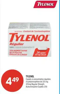 Pharmaprix TYLENOL Regular Strength Acetaminophen Caplets (24) offer
