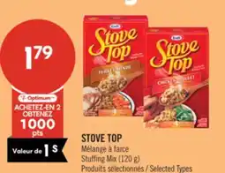 Pharmaprix STOVE TOP Stuffing Mix offer