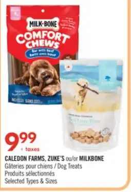 Pharmaprix CALEDON FARMS, ZUKE'S or MILKBONE Dog Treats offer
