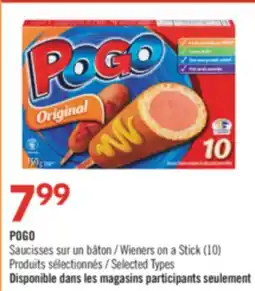 Pharmaprix POGO Wieners on a Stick offer