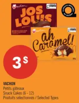Pharmaprix VACHON Snack Cakes offer
