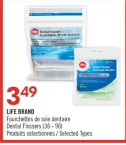 Pharmaprix LIFE BRAND Dental Flossers (36 - 90) offer
