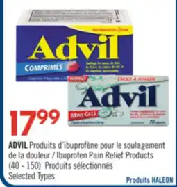 Pharmaprix ADVIL Ibuprofen Pain Relief Products offer
