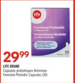 Pharmaprix LIFE BRAND Feminine Probiotic Capsules offer